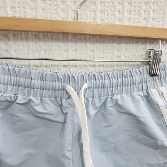 Cali 1850 Baby Blue Y2K Style Shorty Short Track Shorts Size Small - Picture 6 of 10
